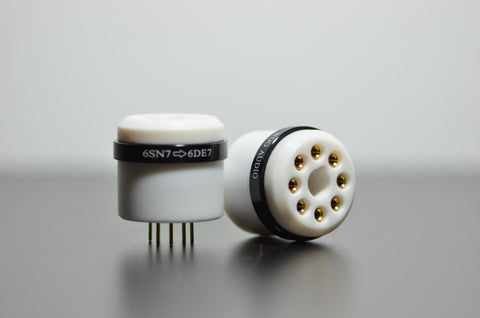 6SN7 - 6DE7 Adaptors